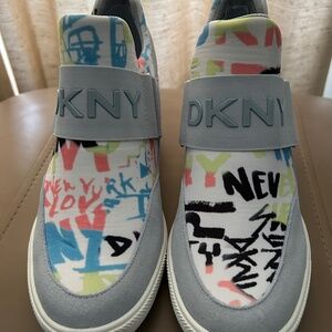 New DKNY wedge sneakers